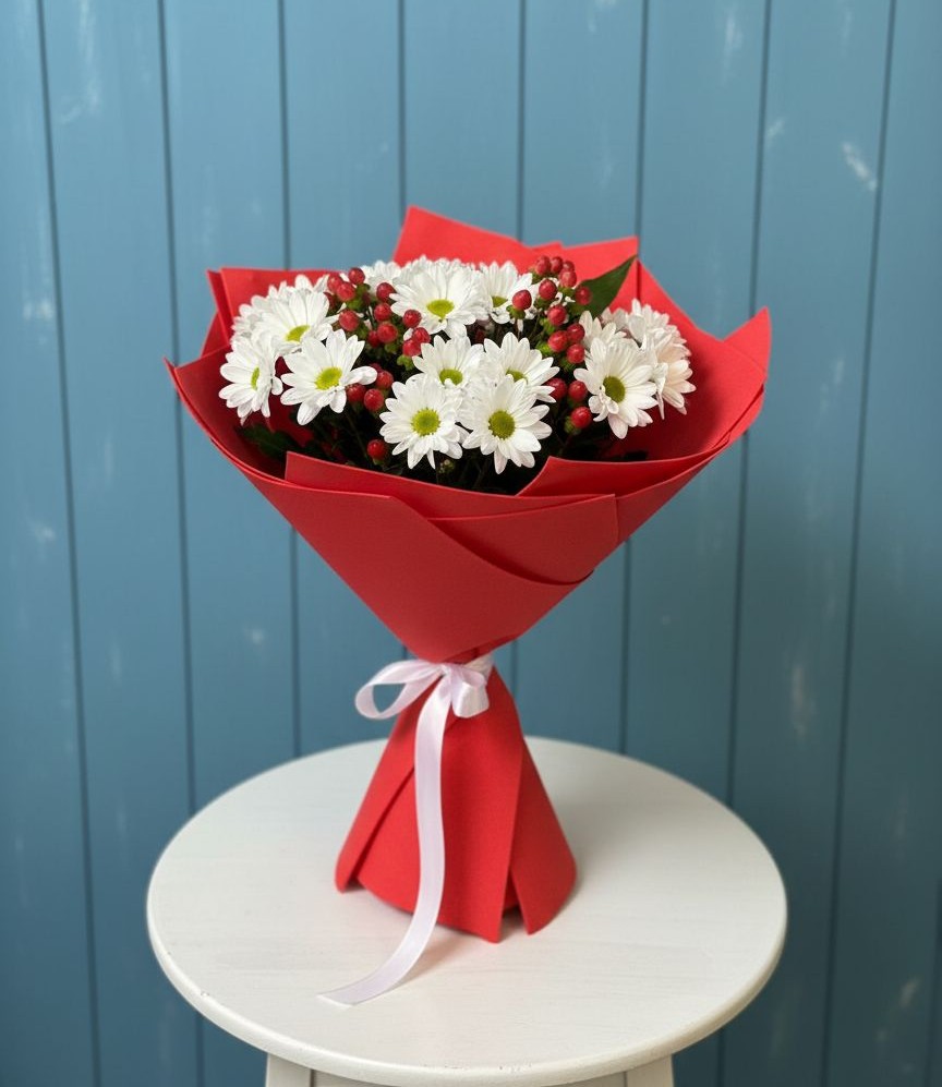 Букет цветов из: Хризантемы в Новогагатли