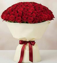 Букет 101 Красная роза Милано в Новогагатли