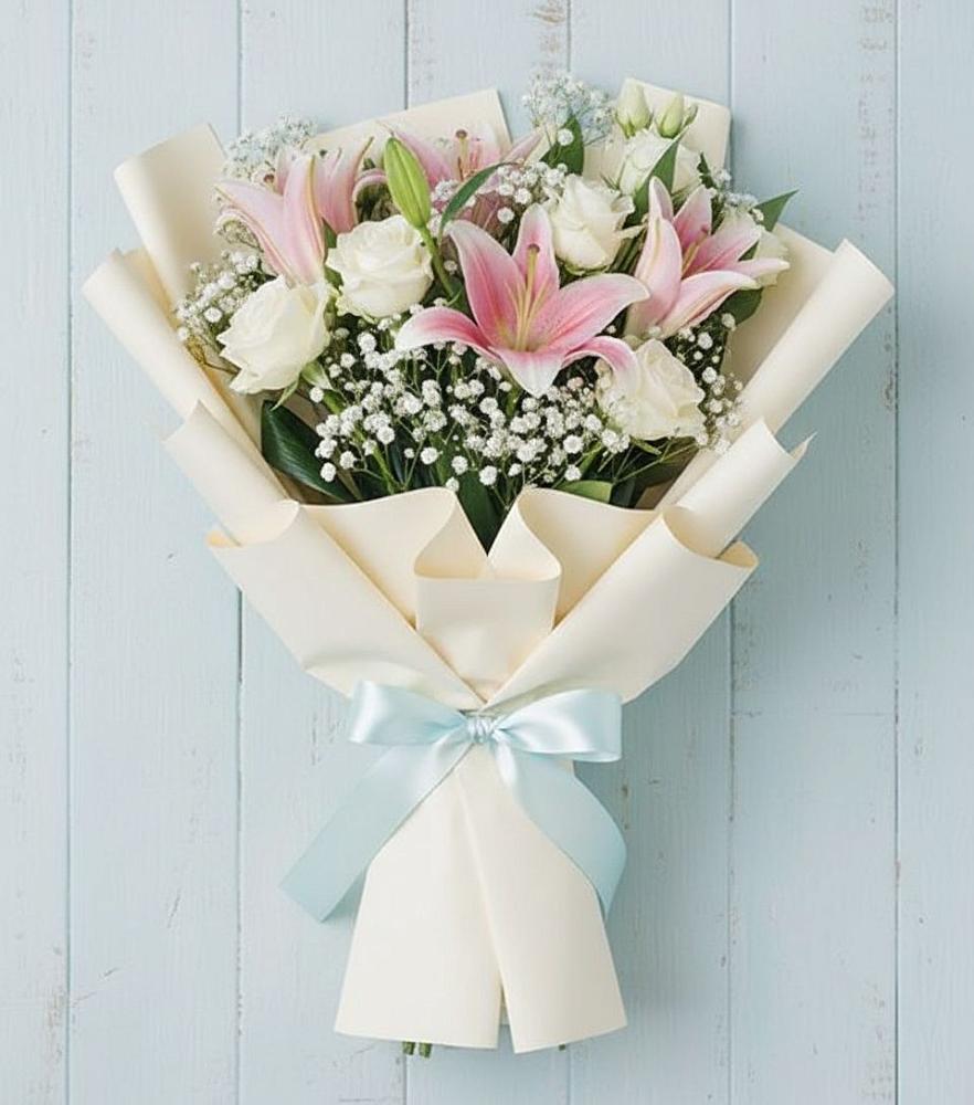 Букет цветов из: Лилии в Новогагатли