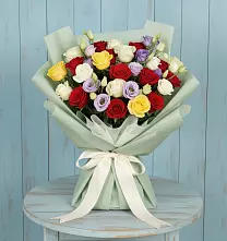 Букет цветов из:  Розы в Новогагатли