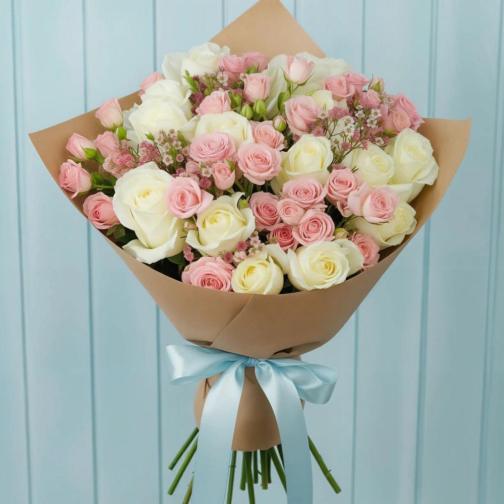 Букет цветов из: Розы в Новогагатли