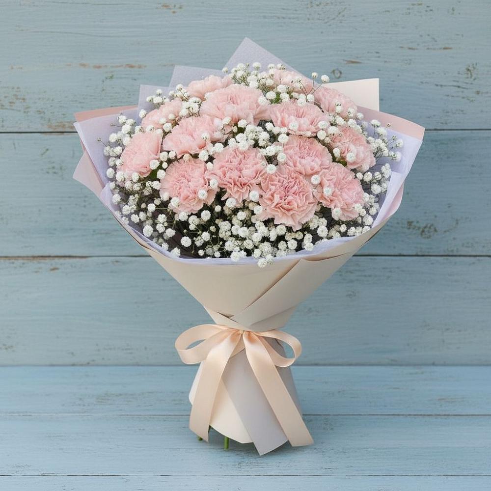 Букет цветов из: Гвоздики в Новогагатли