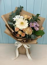 Букет цветов из:  Герберы и Хризантемы в Новогагатли