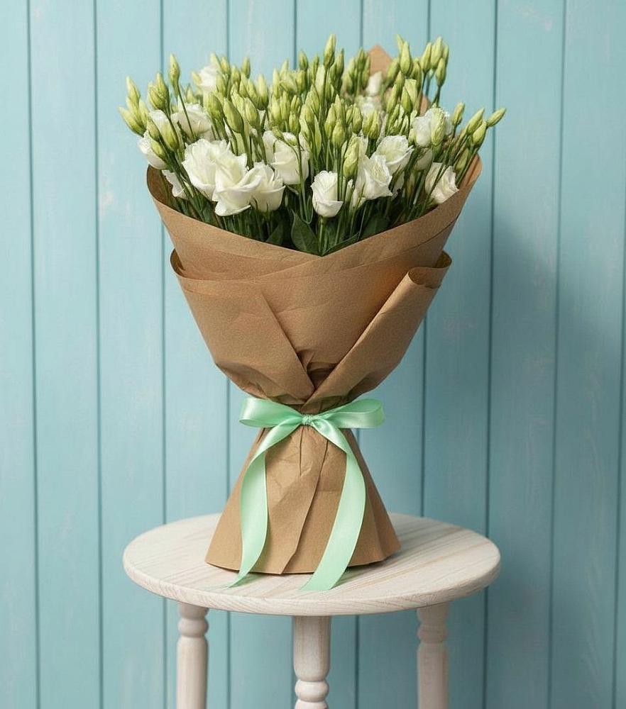 Букет цветов из: Лизиантусы в Новогагатли