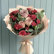 Букет цветов из:  Гвоздики и Розы #REPLACE_PRED# Новогагатли